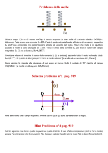 Problema delle molle + schemi/hint - Digilander