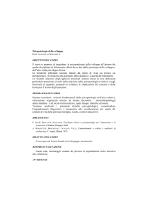 Psicopatologia dello sviluppo