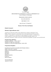 UNIVERSITA* degli STUDI di FOGGIA