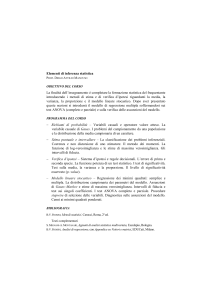 Elementi di inferenza statistica