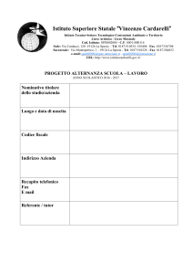 Modulo dati per convenzione