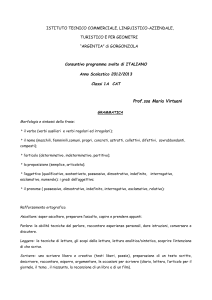 programma svolto IA cat italiano