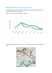 Quanto ghiaccio avrei avuto sopra la testa?