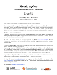Comunicato stampa - MaCSIS