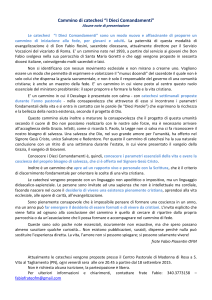 I Dieci Comandamenti - Diocesi di Concordia