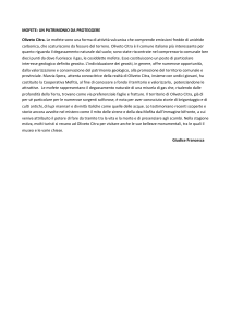 MOFETE: UN PATRIMONIO DA PROTEGGERE Oliveto Citra. Le