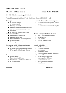 IV liceo classico anno scolastico 2015/2016 DOCENTE : Prof.ssa