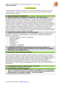 esempio ​atelier biologia