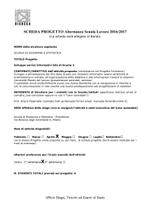 Sviluppo servizi informativi Sito di Scuola