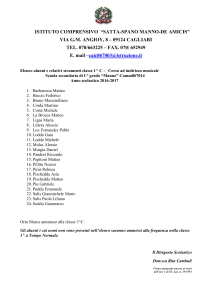 elenco alunni ammessi e strumenti 2015-2016