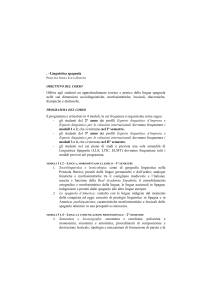 Linguistica spagnola