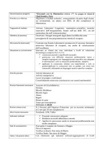 Denominazione progetto “Giocando con la Matematica cresco. 1