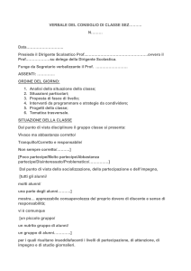 Verbale Consiglio di Classe: Analisi e Proposte