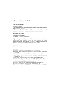 Forme e modelli del pensiero filosofico