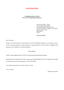 ON ENTITLED PAPER CONFIRMATION LETTER WEA UCSC