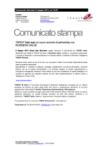 vedi comunicato - Business Value srl