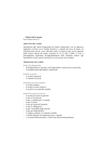 Diritto dell`economia