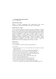 Antropologia della rappresentazione