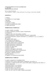 latino - Liceo Morgagni