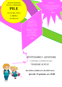 seconda giornata di open day