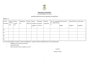 Oggetto: - Provincia di Oristano
