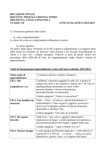 classe: 1d anno scolastico 2012/2013