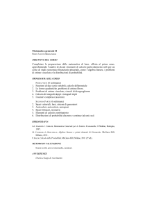 Matematica generale II