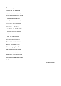 Nascere in un sogno Caro figlio che non sei mai nato Ti ho visto nei
