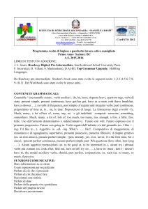 programma svolto e pacchetto estivo inglese 1BC 2016