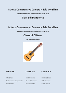 Anno Scolastico 2014- 2015 Classe di Chitarra (M° Pasquale Casillo)