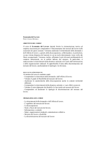 Economia del Lavoro