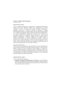 Logistica e Supply Chain Managememt