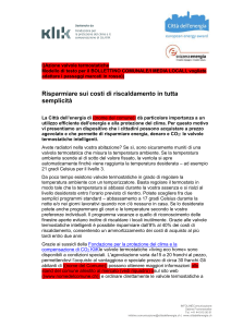 Modello articolo media locali valvola termostatica
