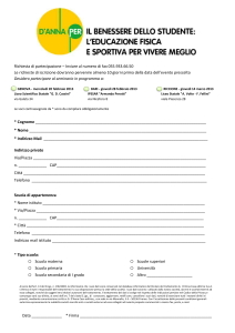 Richiesta di partecipazione – Inviare al numero di fax 055.933.66.50