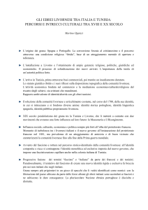 Gli Ebrei livornesi tra Italia e Tunisia