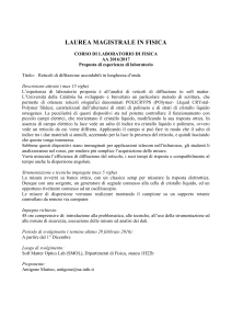 Studio di sistemi atomici e molecolari con spetrometria di massa e