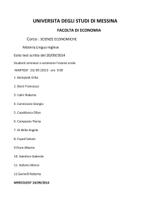 esito del test 20september2014