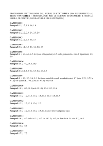 programma dettagliato