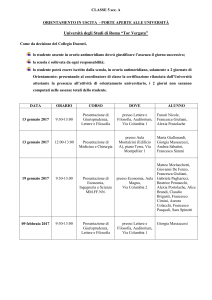 Circolare n. 142 - Orientamento in uscita – Classe V A