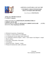 Malattie Apparato Cardiovascolare - Università degli Studi di Bari