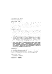 Elementi di inferenza statistica