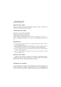 Lingua latina (corso B)