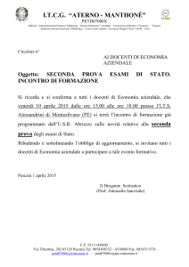 incontro di formazione esami di stato - Aterno