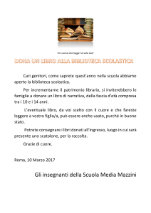 dona-un-libro - Via delle Carine