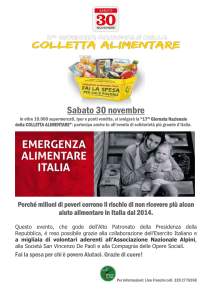 17^ Giornata Nazionale della COLLETTA ALIMENTARE