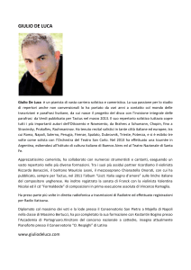 Giulio De Luca curriculum