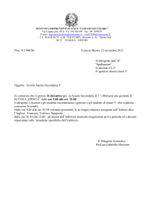 ISTITUTO COMPRENSIVO STATALE “CAIO GIULIO CESARE” Via