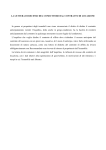 Lettera di Recesso Contratto di Locazione: Modello e Guida