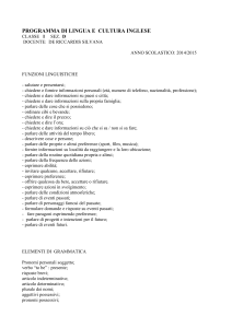 inglese 1d - Liceo Caccioppoli