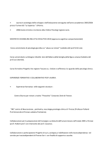 curriculum - Crescita Personale